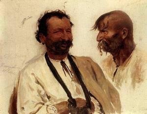 Ilya Efimovich Efimovich Repin - Two Ukrainian peasants