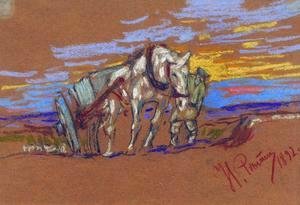 Ilya Efimovich Efimovich Repin - Carrying Horse