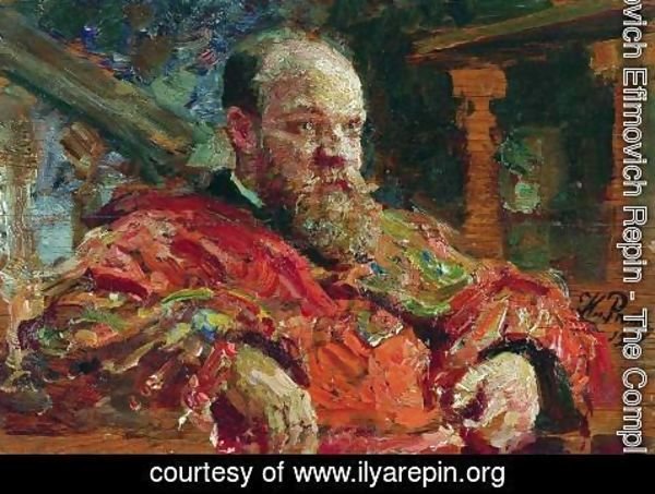 Ilya Efimovich Efimovich Repin - Portrait of N.V. Delyarov