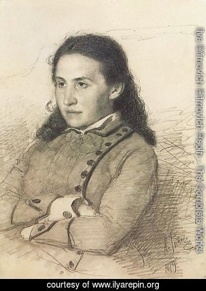 Ilya Efimovich Efimovich Repin - Portrait of E.G. Mamontova