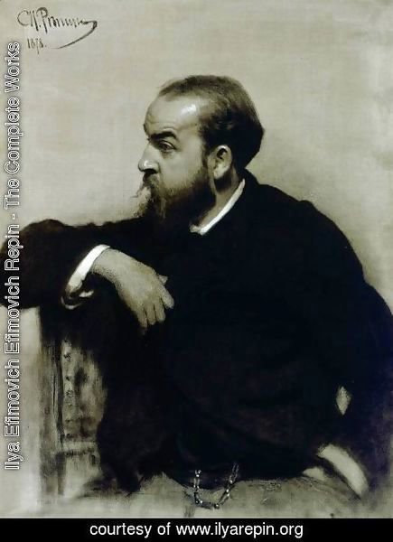 Ilya Efimovich Efimovich Repin - Portrait of the artist R. S. Levitsky