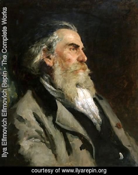 Ilya Efimovich Efimovich Repin - Portrait of the Artist A. P. Bogolubov 2