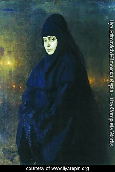 Ilya Efimovich Efimovich Repin - Nun 2