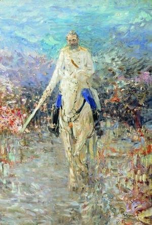 Ilya Efimovich Efimovich Repin - Equestrian portrait of Alexander II
