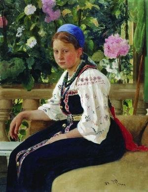 Ilya Efimovich Efimovich Repin - Portrait of S.F. Mamontova