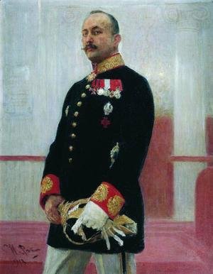Ilya Efimovich Efimovich Repin - Portrait of V. Gudovich